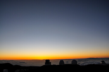 マウナケアの夕暮れ