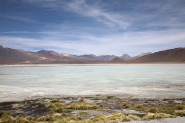 View of Laguna Blanca, Bolivia