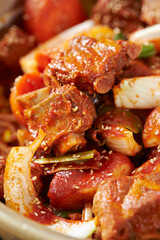 galbijjim, Braised Spicy Short Ribs 
