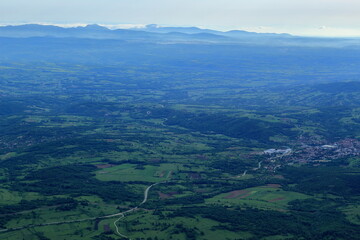 Fototapeta premium Serbian landscape in the morning