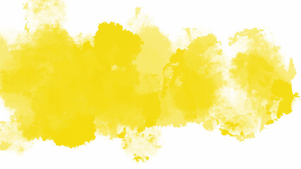 Yellow watercolor background for textures backgrounds and web banners design