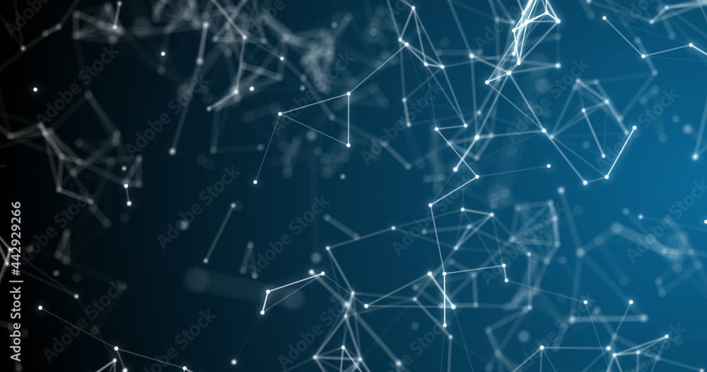 Poster image of detailed plexus structure 4k