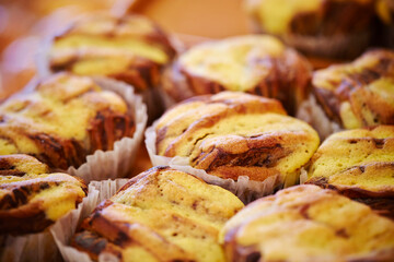 muffins on a plate
