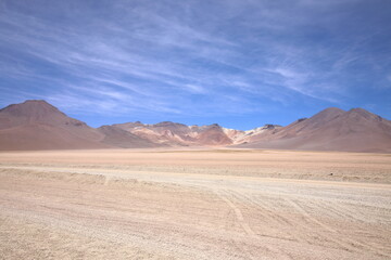 View of Salvador Dali Desert, Bolivia