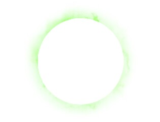 円　枠　リング　グリーン