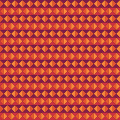 Seamless pattern. Ethnic ornament. Triangles background. Tribal wallpaper. Ethnical image. Triangle shapes motif. Ancient mosaic. Digital paper. Folk web design. Textile print backdrop. Vector work.