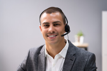 Customer Service Agent Man
