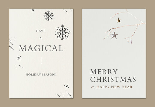 Festive Christmas Poster Layout