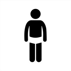 Man underwear icon