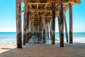 Beautiful view of the pier in Capitola, California