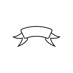 ribbon icon design template vector