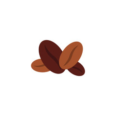coffee beans logo icon design template vector
