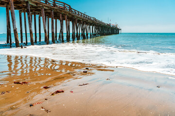 Beautiful view of the pier in Capitola, California