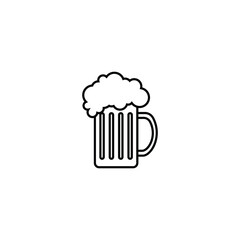 beer logo icon design template vector