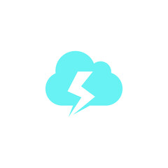 cloud computing icon design template vector