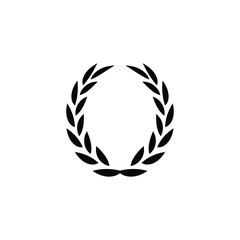 Obraz premium rice and wheat logo icon design template vector