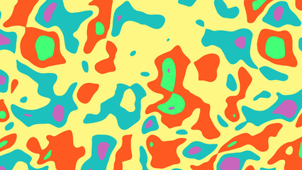 Abstract multicolor background with fluid shapes, vector illustration.