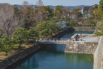 京都二条城 天守台からの眺望