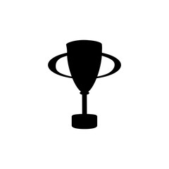 Silhouette icon prize trophy cup