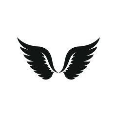 wing icon design template vector