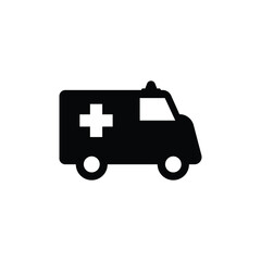 ambulance icon design template vector