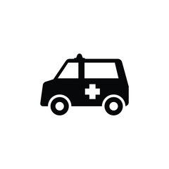 ambulance icon design template vector