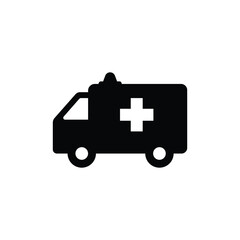 ambulance icon design template vector