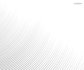 Abstract background, vector template for your ideas, monochromatic lines texture, waved lines texture