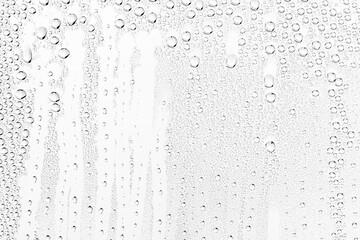 white background water drops on glass, abstract design overlay wallpaper