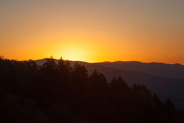 Obraz premium Sunrise in the mountains