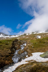 mountain river in the mountains (Vorarlberg, Austria)