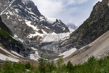 Chalaadi glacier, Svaneti Mestia, Georgia
