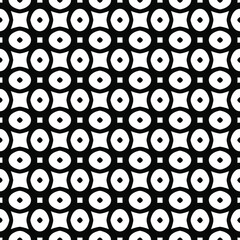 floral seamless pattern background.Geometric ornament for wallpapers and backgrounds. Black and white pattern. 