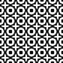 floral seamless pattern background.Geometric ornament for wallpapers and backgrounds. Black and white 

pattern. 