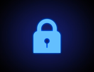 Cloud technology icon for global business concept illustration