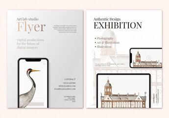 Business Brochure Template in Elegant Design