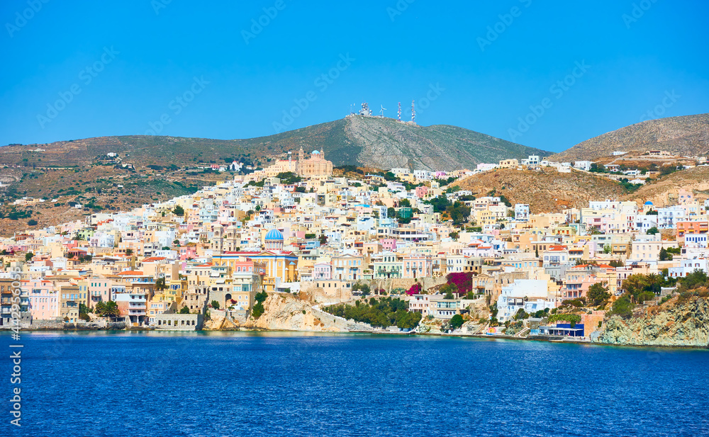 Wall mural Syros Island in Greece