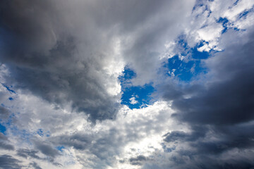Dark clouds before its starts raining