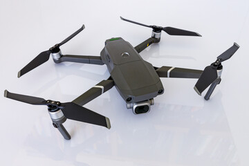 A quadcopter or drone