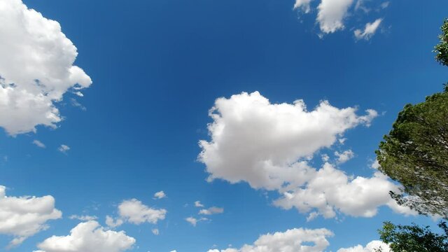 timelaps cielo con nuvole risoluzione 4k