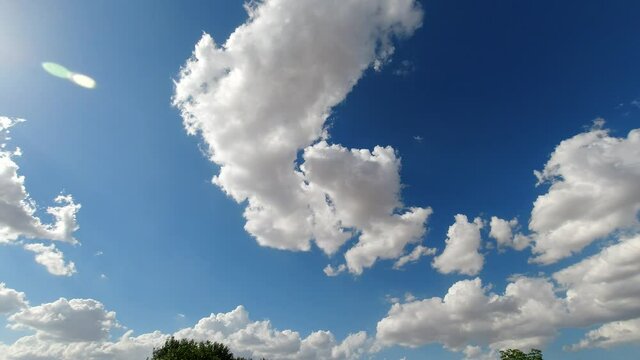 timelaps cielo con nuvole risoluzione 4k
