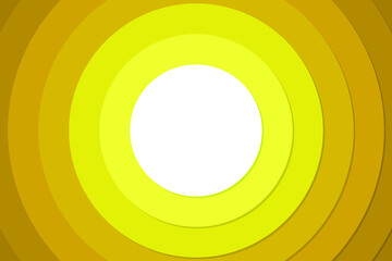 yellow abstract background with circles, display background vector art.