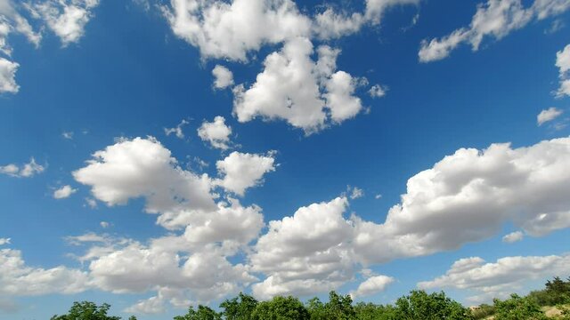 timelaps cielo con nuvole risoluzione 4k