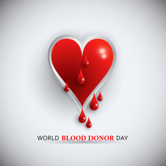 World blood donor day image. Vector illustration.