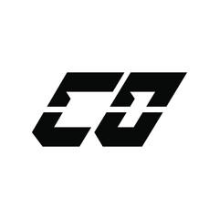 CO Logo Design Vector Template. CO Letter Logo Design.