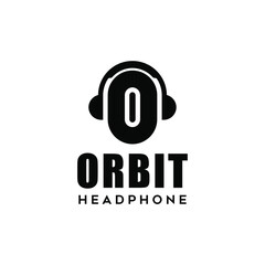 Obraz premium Initial O Headphone Masculine Logo Design