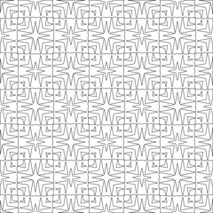 Vector geometric pattern. Repeating elements stylish background abstract ornament for wallpapers and 

backgrounds. Black and white colors 
