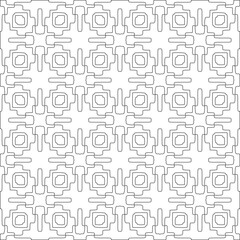 Vector geometric pattern. Repeating elements stylish background abstract ornament for wallpapers and 

backgrounds. Black and white colors 