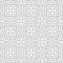 Vector geometric pattern. Repeating elements stylish background abstract ornament for wallpapers and 

backgrounds. Black and white colors 