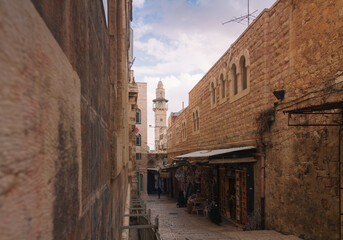 Jerusalem Old City, tower of mosque